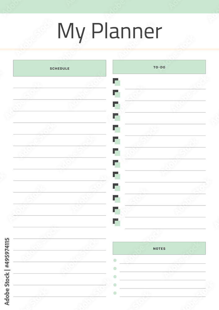 My Planner Templates Sheet. My Planner Templates Sheet.