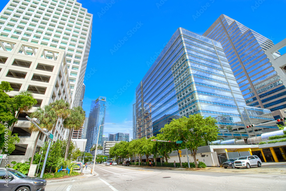 Fototapeta premium Miami Brickell Florida