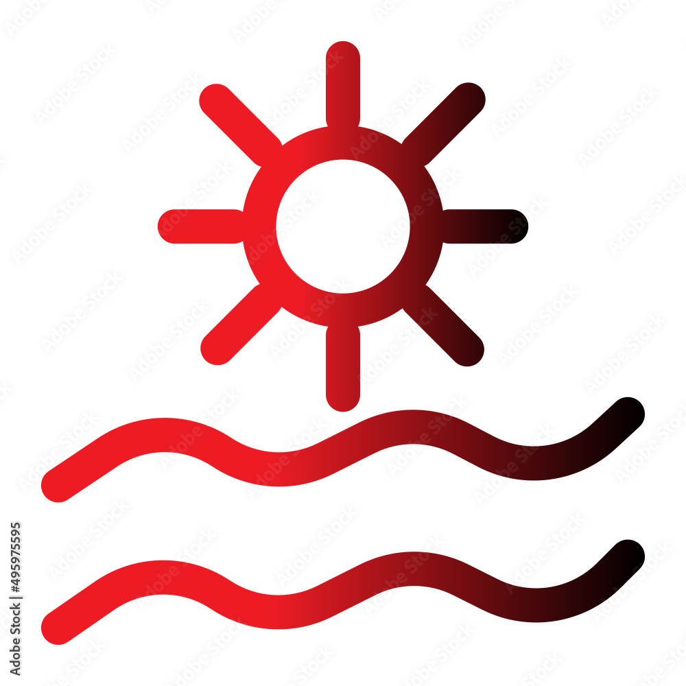 Obraz premium sun icon