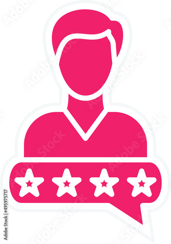 Vector Design Satisfaction Icon Style