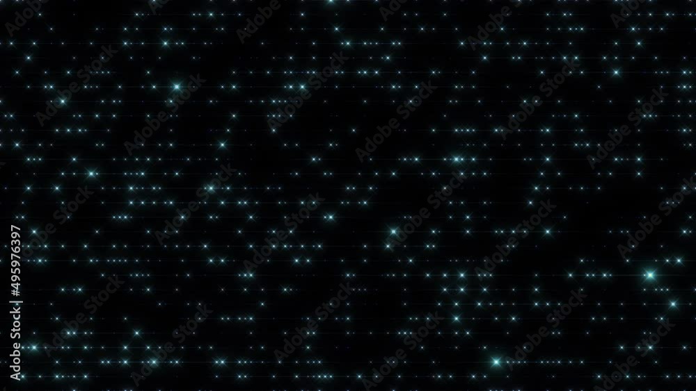 Light Blye Sequin Glitter Light Wall Grid Background Loop
