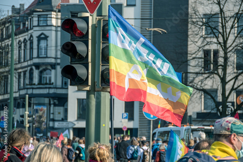 Tausende Streikende fordern friedlich mehr Aufmerksamkeit für den Klimawandel und eine konsequentere Politik © Manuela Ewers