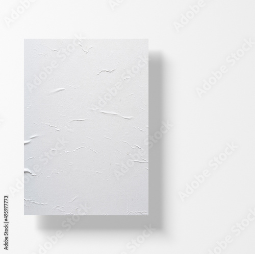 Poster mockup isolate on white background © Fabricio UZ