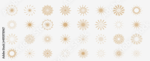 Sunburst set. Big collection sunburst best quality. 