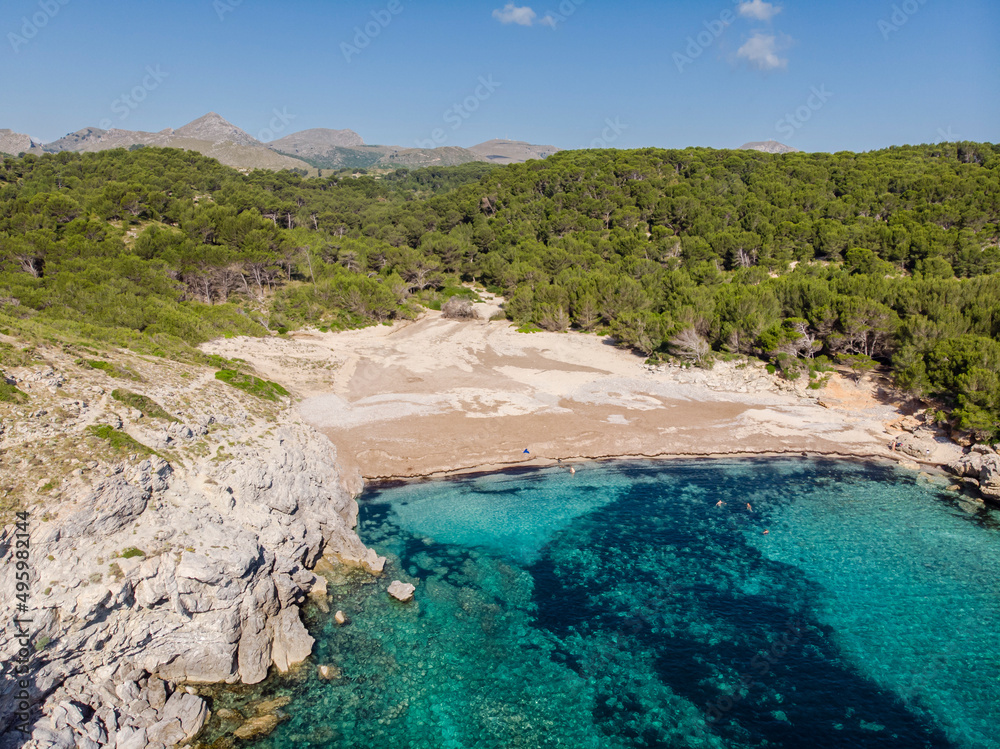 Fototapeta premium Cala Matzoc, Arta, Mallorca, Balearic Islands, Spain