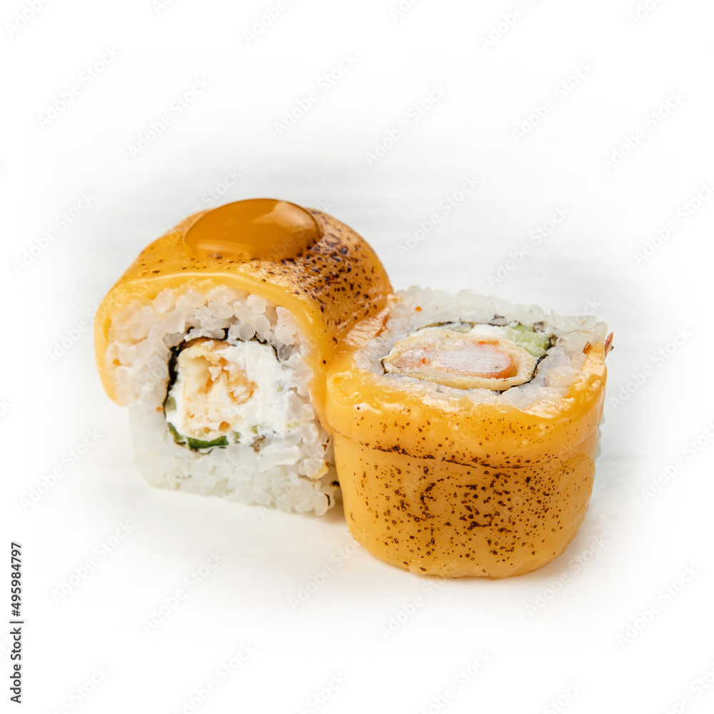 rolls, Japanese cuisine, on a white background
rolls, Japanese cuisine, on a white background