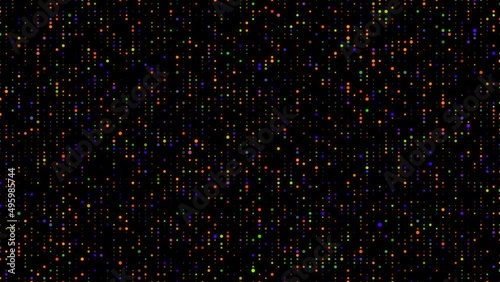 Light Multicolor Sequin Dot Light Wall Grid Background Loop