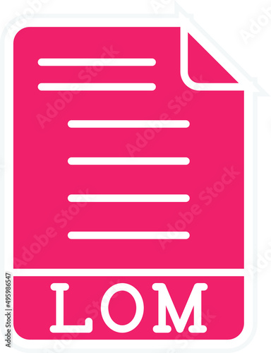 Vector Design LOM Icon Style