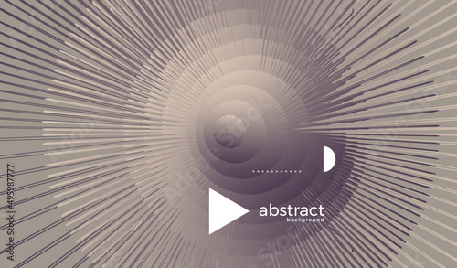 Abstract wavy background for brochure, cover and flyer. Dynamic particle strive out from center. vector illustration for multipurpose usage like technology, science.
