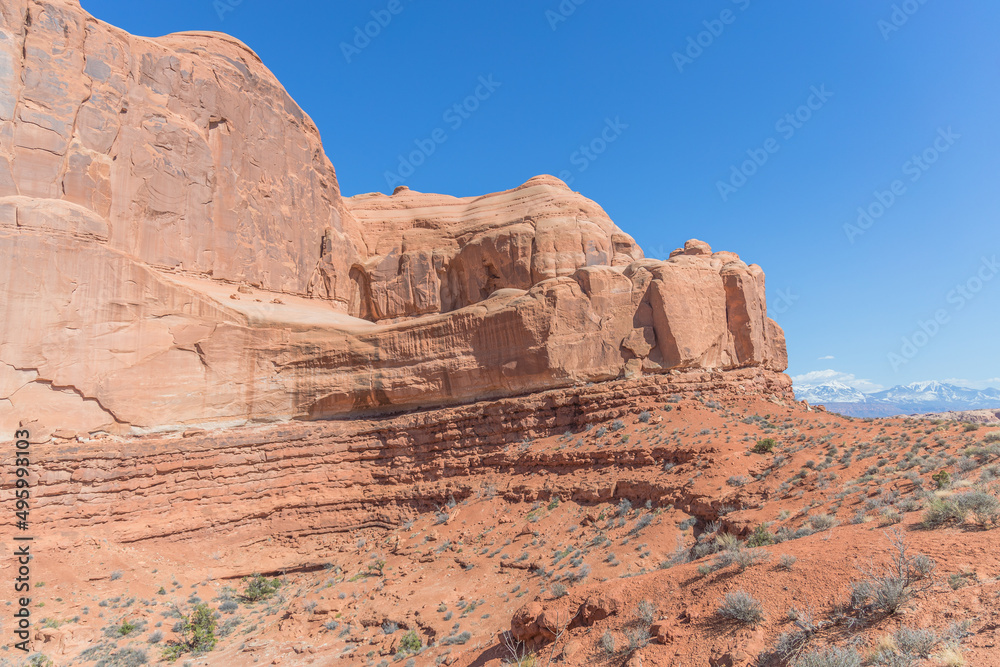 Fototapeta premium Arches National Park located in Utah