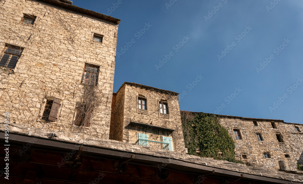 Old buildings of the city of Mostar, Bosnia & Herzegovina