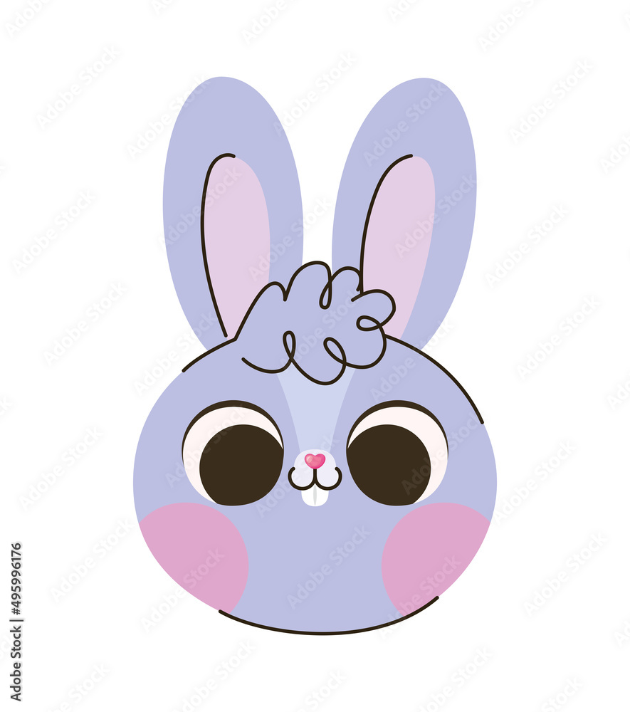 purple bunny illustration purple bunny illustration