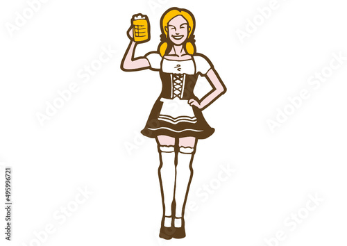 oktoberfest sexy german traditional Dirndl