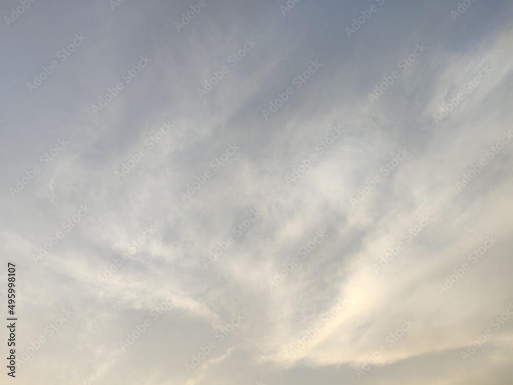 sky and clouds nature background 
