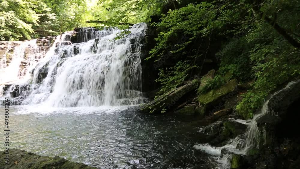 Rutledge Falls and side falls - Short Springs Natural Area, Tennessee Rutledge Falls and side falls - Short Springs Natural Area, Tennessee