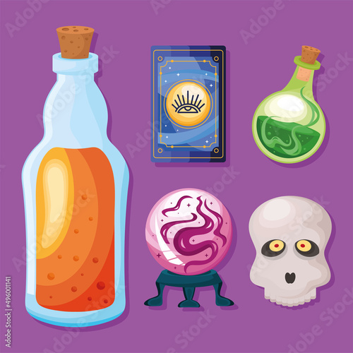 five occult esoteric icons