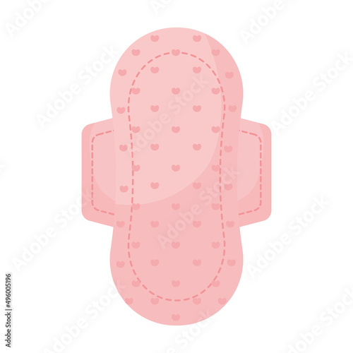 red sanitary towel