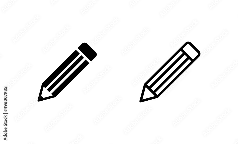 Pencil icon vector. pen sign and symbol. edit icon vector Pencil icon vector. pen sign and symbol. edit icon vector