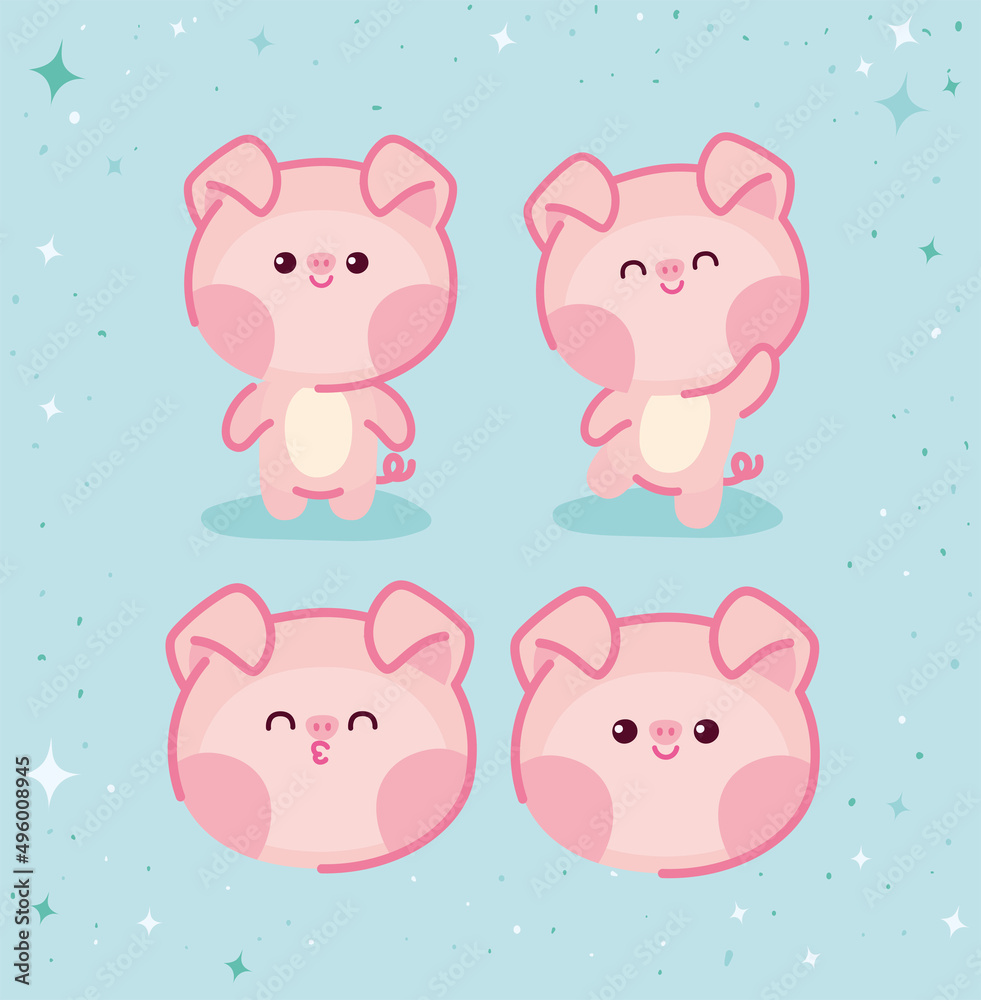 four pigs group