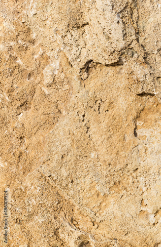 Large sandstone slab  background. Layered structure of sedimentary rocks.