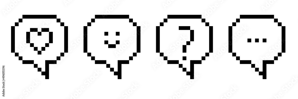 Message notification icon. Speech bubble, text message, social media comment. Vector illustration. stock image.