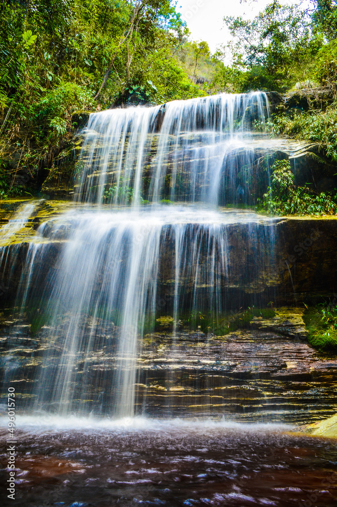 Obraz premium waterfall in the forest Ibitipoca