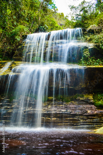 waterfall in the forest Ibitipoca © cris