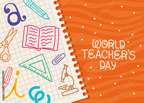 wolrd teachers day card