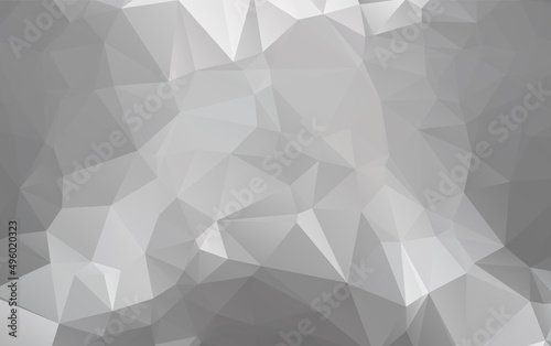 Illustration Colorful swirl rainbow polygon background or frame triangle pattern in multi rainbow spectrum color