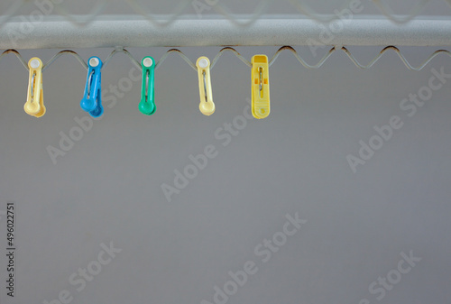 paper clips on a white background