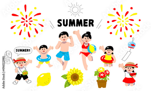 夏の家族セット