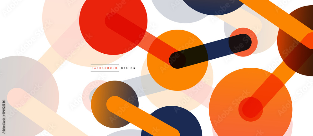 Abstract background. Round dots connected by lines. Trendy techno business template for wallpaper, banner, background or landing Abstract background. Round dots connected by lines. Trendy techno business template for wallpaper, banner, background or landing