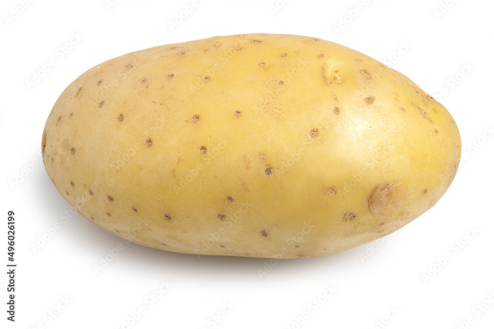 Fresh Raw Organic Young Potato isolated on white background. Clipping path
Fresh Raw Organic Young Potato isolated on white background. Clipping path