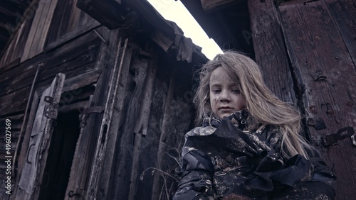 Children without a home, apocalypse, war