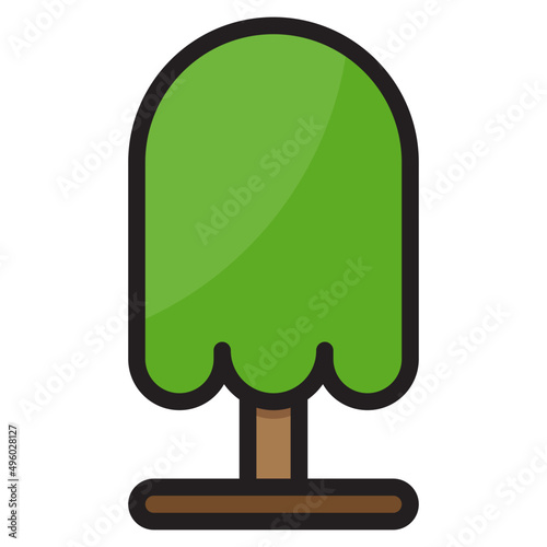 plant color line style icon
