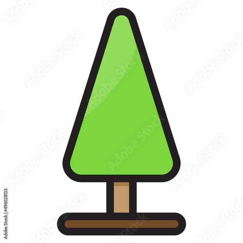 plant color line style icon