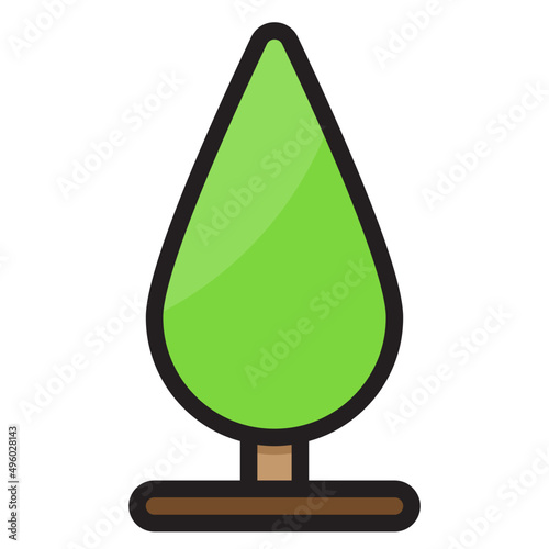 plant color line style icon