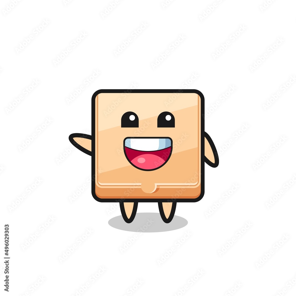 happy pizza box cute mascot character happy pizza box cute mascot character