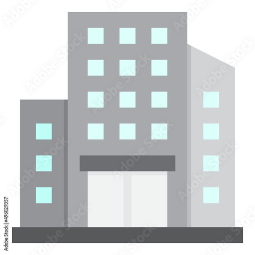condominium flat style icon