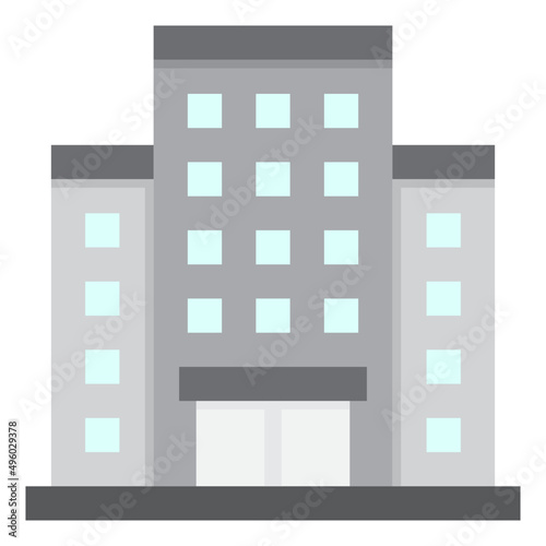 condominium flat style icon