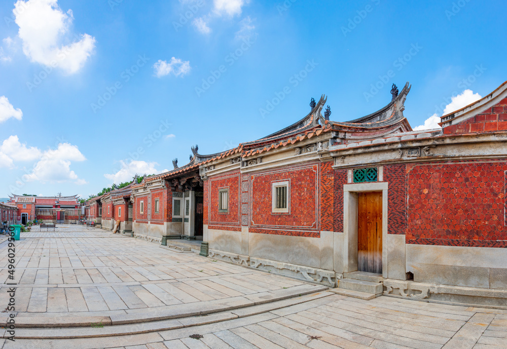 Ancient folk houses in Southern Fujian, China Ancient folk houses in Southern Fujian, China