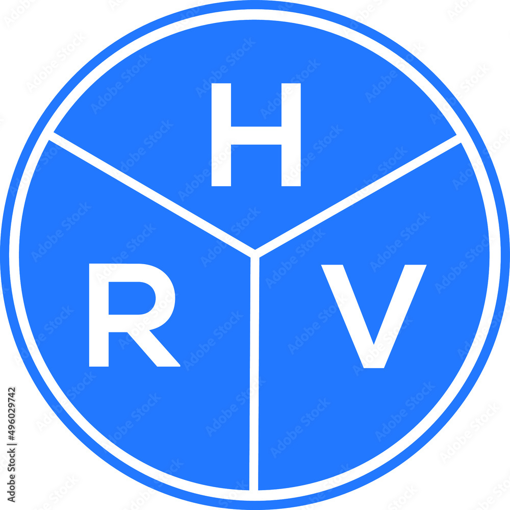 HRV letter logo design on black background. HRV creative initials letter logo concept. HRV letter design. HRV letter logo design on black background. HRV creative initials letter logo concept. HRV letter design.