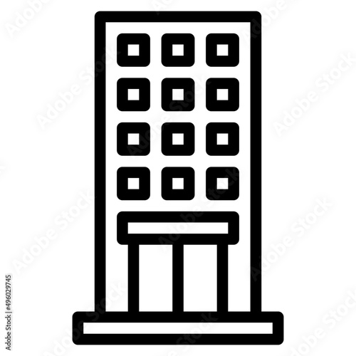 enterprise outline style icon