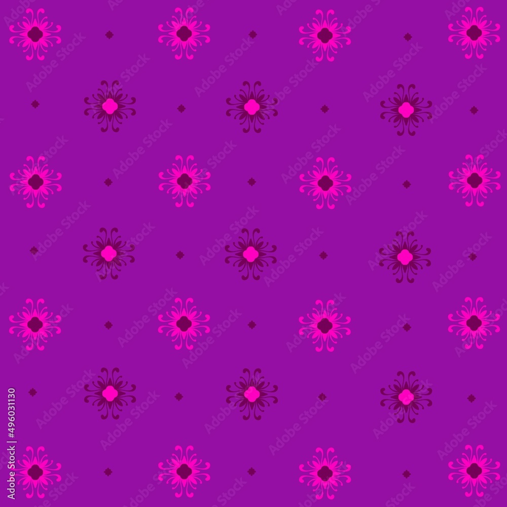 Background with floral vector design pattern