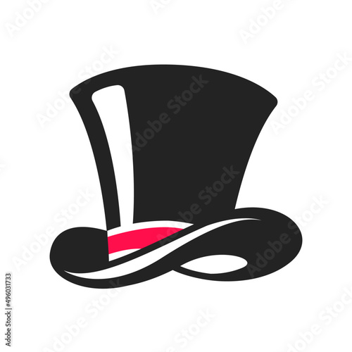 magician hat vector illustration magic hat Logo Icon Clipart