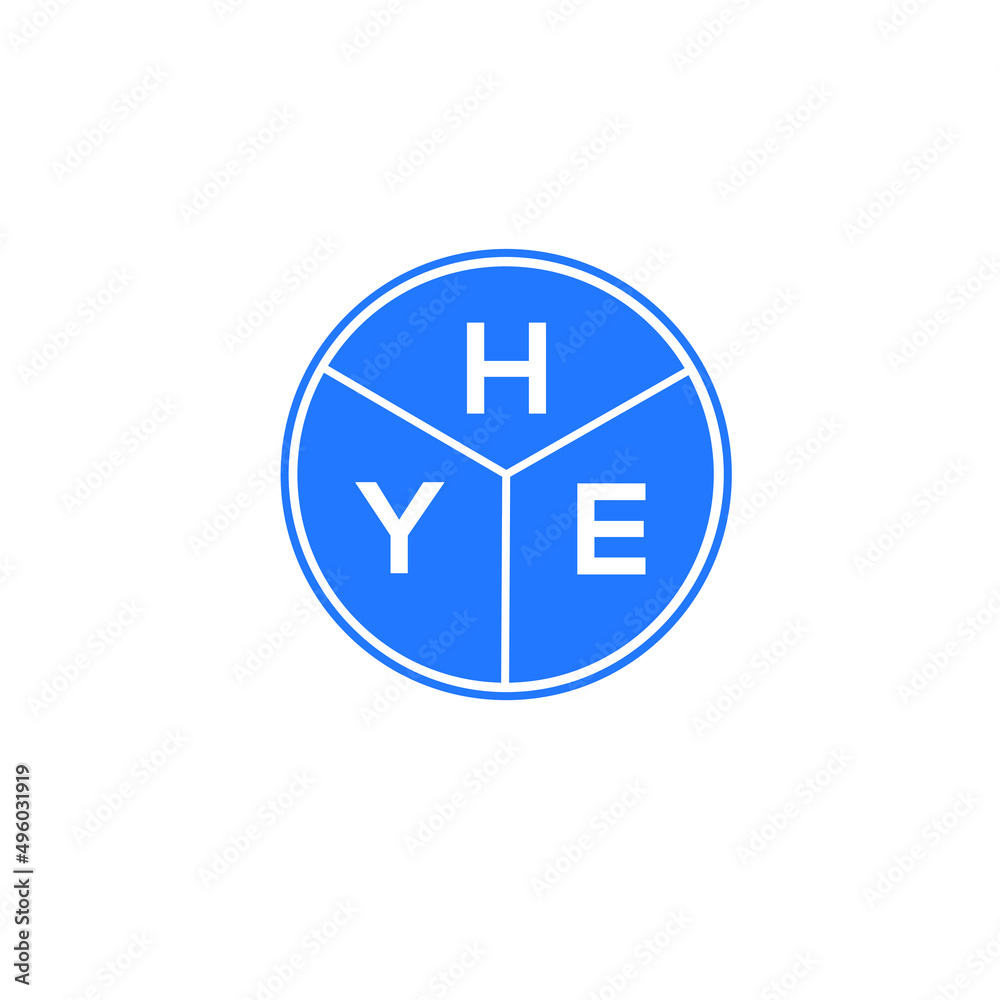 HYE letter logo design on White background. HYE creative Circle letter logo concept. HYE letter design.
HYE letter logo design on White background. HYE creative Circle letter logo concept. HYE letter design.