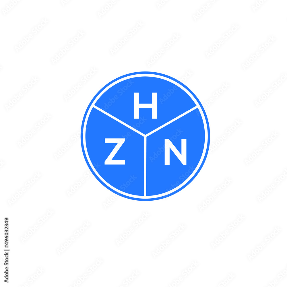HZN letter logo design on black background. HZN creative initials letter logo concept. HZN letter design. HZN letter logo design on black background. HZN creative initials letter logo concept. HZN letter design.