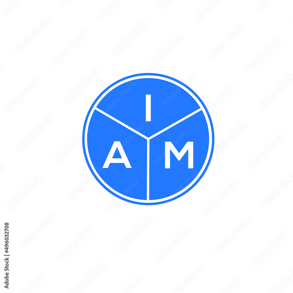 IAM letter logo design on black background. IAM creative initials letter logo concept. IAM letter design. IAM letter logo design on black background. IAM creative initials letter logo concept. IAM letter design.