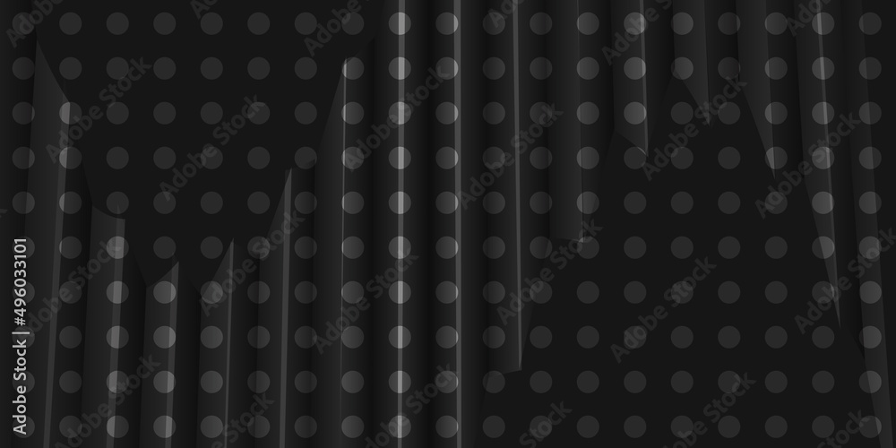 Abstract black geometry background
