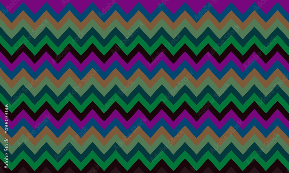 Raster. Flat background of strips in the form of zigzags. Colors muted, dark cold with the effect of optical illusion. Folk ethnic motifs. For phone screen backgrounds, banners, illustrations, cards Raster. Flat background of strips in the form of zigzags. Colors muted, dark cold with the effect of optical illusion. Folk ethnic motifs. For phone screen backgrounds, banners, illustrations, cards